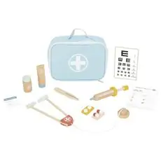 Tooky Toy Little Doctor Wooden Set - ხის განსავითარებელი სათამაშო საექიმო ნაკრები
