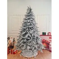 Viennese Snow-Covered Christmas Tree PE 250 CM  დათოვლილი ნაძვის ხე 100% სილიკონი