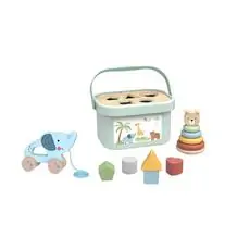 Tooky Toy Forest Friends 3 In 1 Educational Box- ხის განსავითარებელი სათამაშო