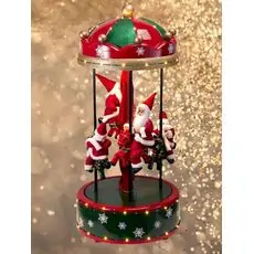 Musical Christmas Carousel with Lights 110 cm - საახალწლო კარუსელი განათებით