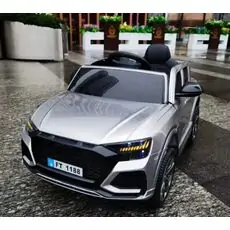 Audi Q8 Car painting Grey - ელექტრო მანქანა კაუჩუკის საბურავებით