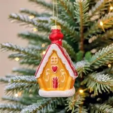 Gingerbread House Hanging Decoration - ნაძვის ხის სათამაშო