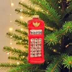 Telephone Box Hanging Decoration - ნაძვის ხის სათამაშო