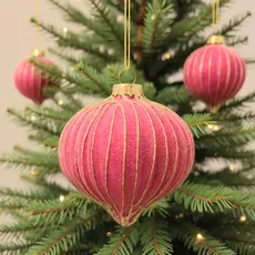 Pink Onion Hanging Decoration - ნაძვის ხის სათამაშო