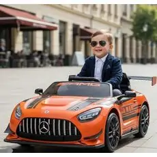 Mercedes AMG Orange - ელექტრო მანქანა კაუჩუკის საბურავებით