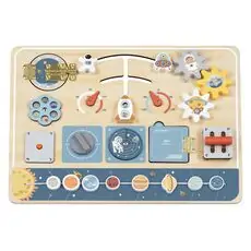Tooky Toy Busy Board - Space  - ხის განსავითარებელი სათამაშო