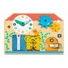 Tooky Toy Busy Board  - ხის განსავითარებელი სათამაშო