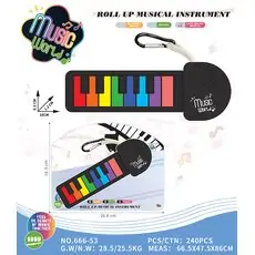 Roll Up Piano For Kids - სათამაშო პიანინო