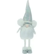 Silver Gnome Christmas Decoration - საახალწლო დეკორატიული გნომი