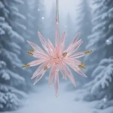 Glow In Dark Starburst Hanging Decoration - ნაძვის ხის სათამაშო
