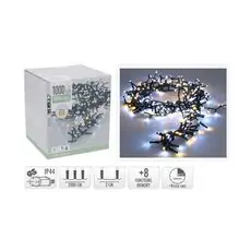 Christmas Warm/Cool White Led Lights 1000 Led 200 cm - საახალწლო განათებები