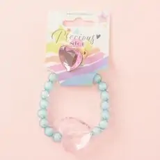 True Love bracelet and ring Blue - საბავშვო სამაჯური და ბეჭედი