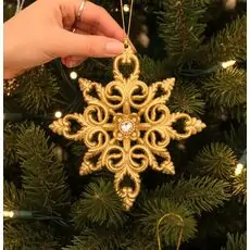 Snowflake Hanging Decoration - ნაძვის ხის სათამაშო