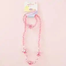 Written in the stars Necklace and bracelet set Pink - საბავშვო ყელსაბამი და სამაჯური