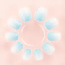 Press-on nails set Sky Blue - საბავშვო დასაკრავი ფრჩხილები