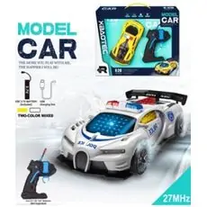 RC Police Car 3D Lighting - სათამაშო დისტანციური მანქანა განათებით
