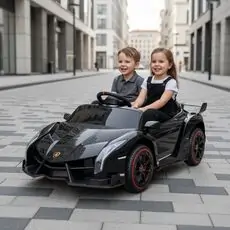 Lamborghini Aventador Black Car - ელექტრო მანქანა