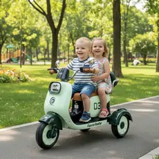 Favorbaby Moto British Double Green - ელექტრო მოტოციკლი