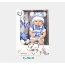 Newborn Baby Doll With Scarf & Gloves - სათამაშო ახალშობილი თოჯინა აქსესუარები