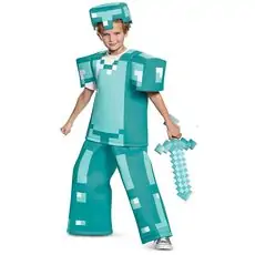 Minecraft Armor Costume For Kids - მაინკრაფტის ჯავშნის ფორმა