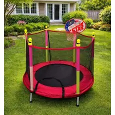 Metal & Plastic Trampoline 140cm 5FT - ბატუტი