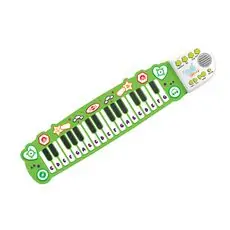 Green Roll Up Piano 32 Key  -  სილიკონის დასაკეცი პიანინო