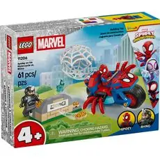 Lego Super Heroes 11206 Spidey on his Motorcycle vs. Rhino