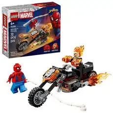 Lego Super Heroes 76335 Spider-Man vs. Ghost Rider Motorcycle