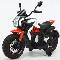 Sport Style Motorcycle With LED Wheels Red - ელექტრო მოტოციკლი