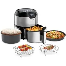 აეროგრილი Tefal EY401D15, 1500W, 4.2L, Air Fryer, Silver