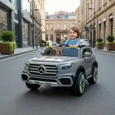 Mercedes Jeep Grey - ელექტრო მანქანა