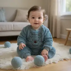 Fluffy Winnie-the-Pooh 2 In 1 Set Mint - საბავშვო ორეული
