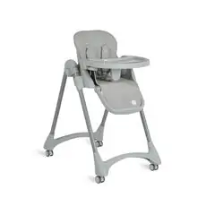 Moni High chair Rico grey - საკვები სკამ-მაგიდა