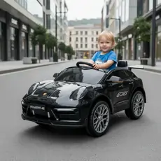Porsche Sport Car Black - ელექტრო მანქანა