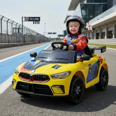 BMW Sport Car Yellow - ელექტრო მანქანა