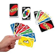Mattel Karty UNO, Wild Version -უნოს ბარათი