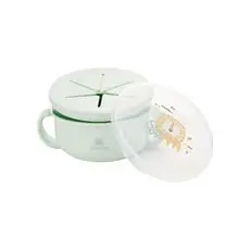 KikkaBoo Snack bowl 2 in 1 Savanna Mint - ჩვილის თასი