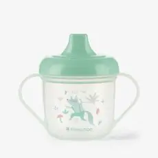 Kikkaboo PP cup with spout 150ml Forest Party Mint - საბავშვო ჭიქა