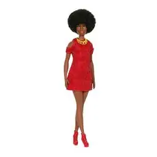 Barbie Doll Fashionista With Natural Black Hair - ბარბის თოჯინა