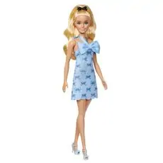 Barbie Doll Fashionista in Blue Bow Halter Dress - ბარბის თოჯინა