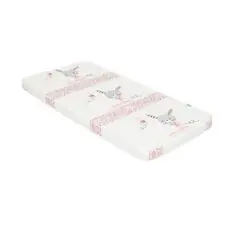 KikkaBoo Mattress Fantasia 60x120x9cm Pink Bunny ბამბის მატრასი