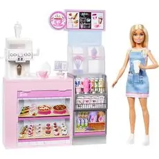 Barbie Naschcafé Blonde Barista - ქერა ბარისტა ბარბი