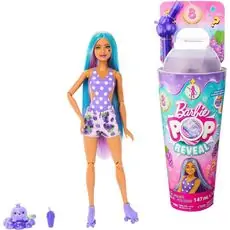 Barbie Pop Reveal Doll Purple Slime - თოჯინა იასამნისფერი სლაიმით