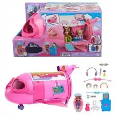 Barbie Extra Fly Jet Playset HPF72 - ბარბის სათამაშო თვითმფრინავის ნაკრები