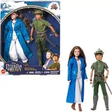 Disney Movie Peter Pan and Wendy Darling Fashion Dolls - პიტერ პენის და ვენდის სათამაშო თოჯინა