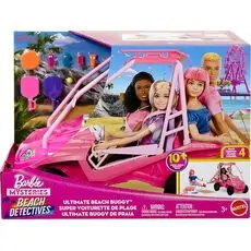 Barbie Beach Buggy Vehicle Playset - ბარბის მანქანა