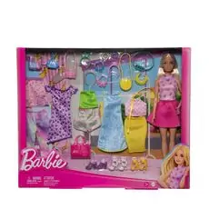 Barbie  Clothes and Doll  Clothes and Doll HKB07 - სათამაშო ბარბის თოჯინა აქსესუარებით