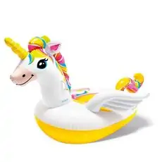 Intex 57561NP Enchanted Unicorn Ride On - გასაბერი უნიქორნის ლეიბი