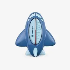 KikkaBoo Bath thermometer Plane Blue აბაზანის თერმომეტრი