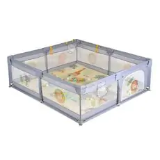 Moni Playpen GameZone 150*200 with accessories grey - მანეჟი